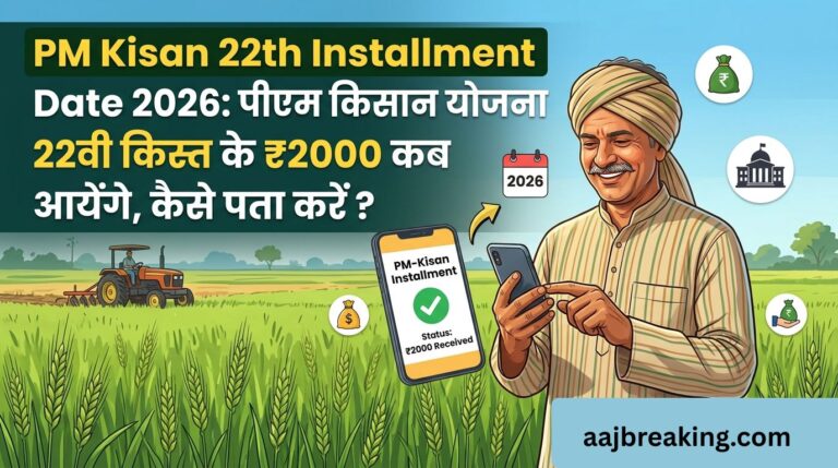 PM Kisan 22th Installment Date 2026