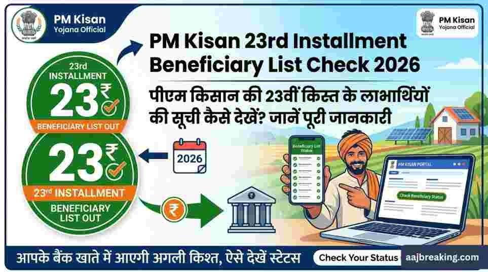 PM Kisan 23th Installment Beneficiary List Check 2026