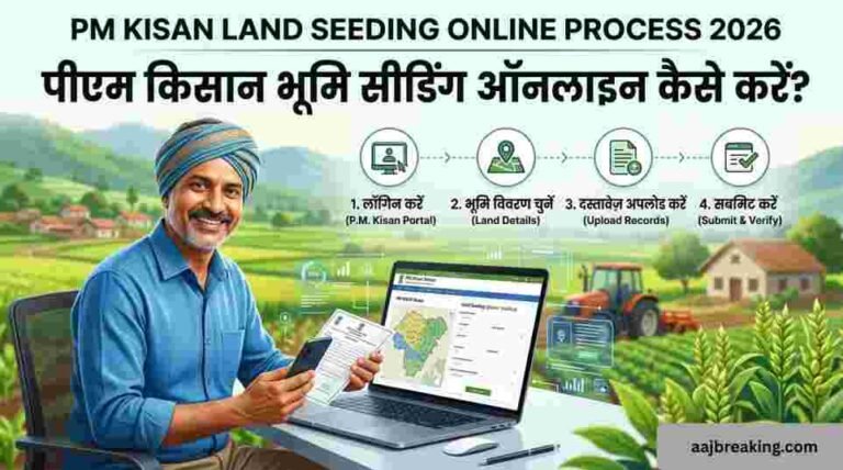 PM Kisan Land Seeding Online Process 2026