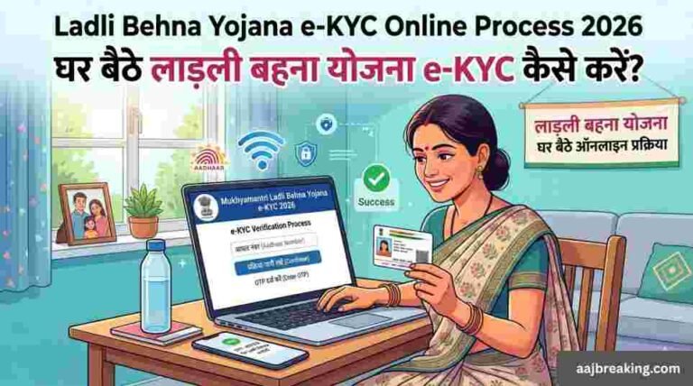 Ladli Behna Yojana e-KYC Online Process 2026