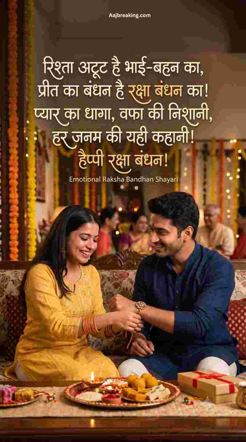 Emotional Raksha Bandhan Shayari